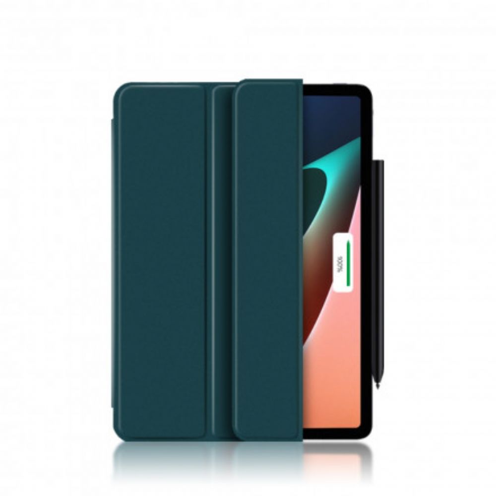 Bescherming Hoesje voor Xiaomi Pad 5 Driebladig Design Plus