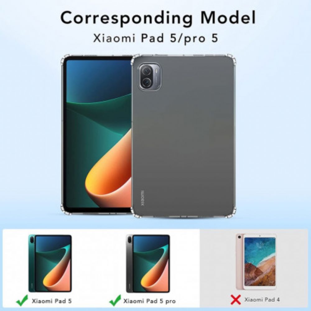 Hoesje voor Xiaomi Pad 5 Transparante Slang