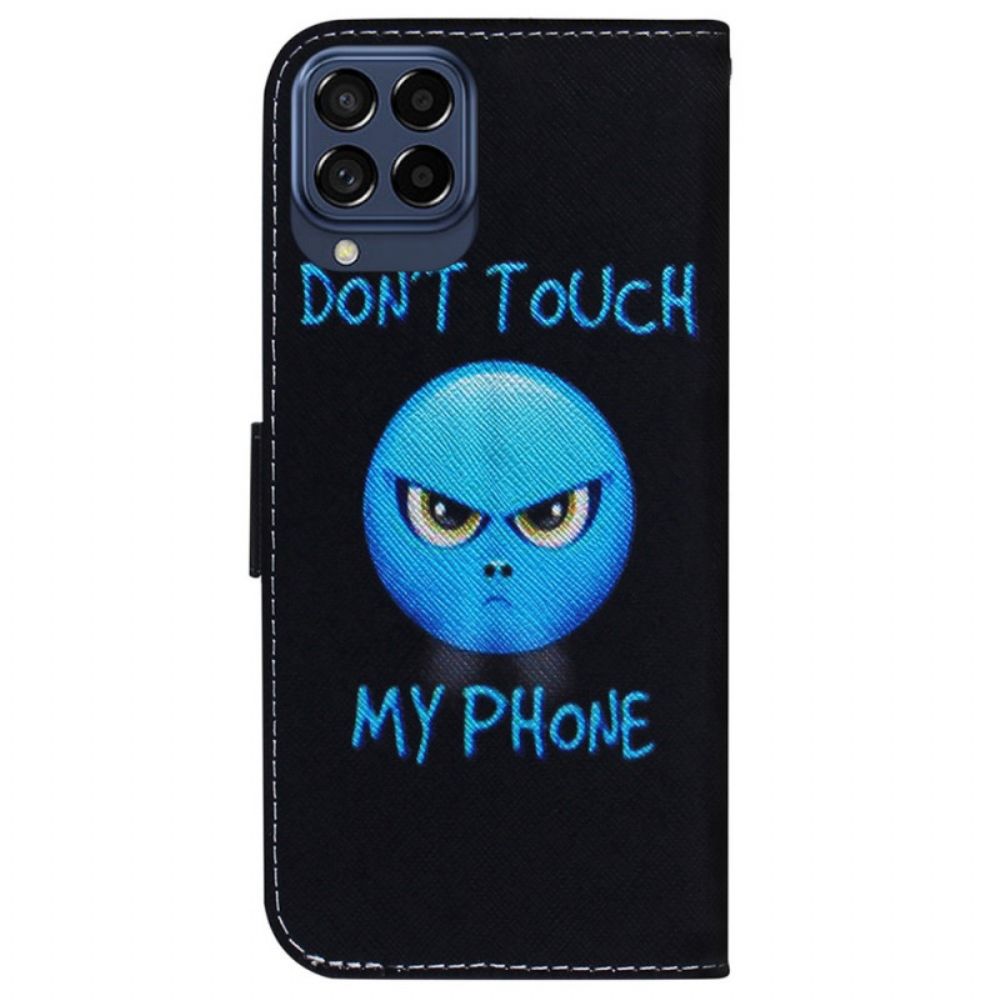 Flip Case voor Samsung Galaxy M33 5G Emoji-telefoon