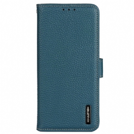 Flip Case voor Samsung Galaxy M33 5G Litchi Khazneh Leer