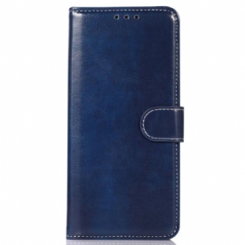 Folio-hoesje voor Samsung Galaxy M33 5G Leerstijl En Stiksels