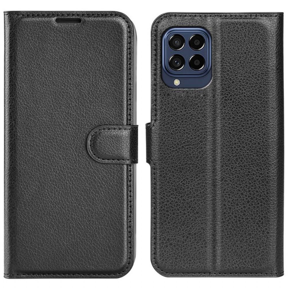 Folio-hoesje voor Samsung Galaxy M33 5G Lichi Lederen Stijl