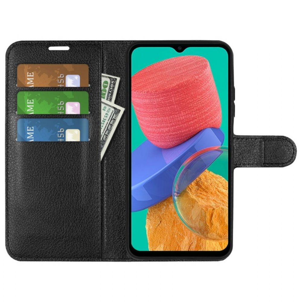 Folio-hoesje voor Samsung Galaxy M33 5G Lichi Lederen Stijl