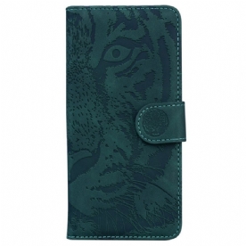 Folio-hoesje voor Samsung Galaxy M33 5G Tijgerafdruk