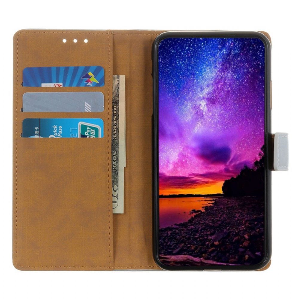 Leren Hoesje voor Samsung Galaxy M33 5G Eenvoudige Lederen Stijl