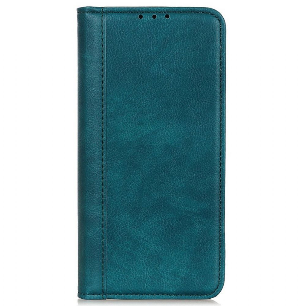 Leren Hoesje voor Samsung Galaxy M33 5G Litchi Splitleer