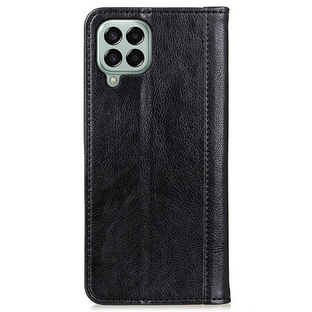 Leren Hoesje voor Samsung Galaxy M33 5G Litchi Splitleer