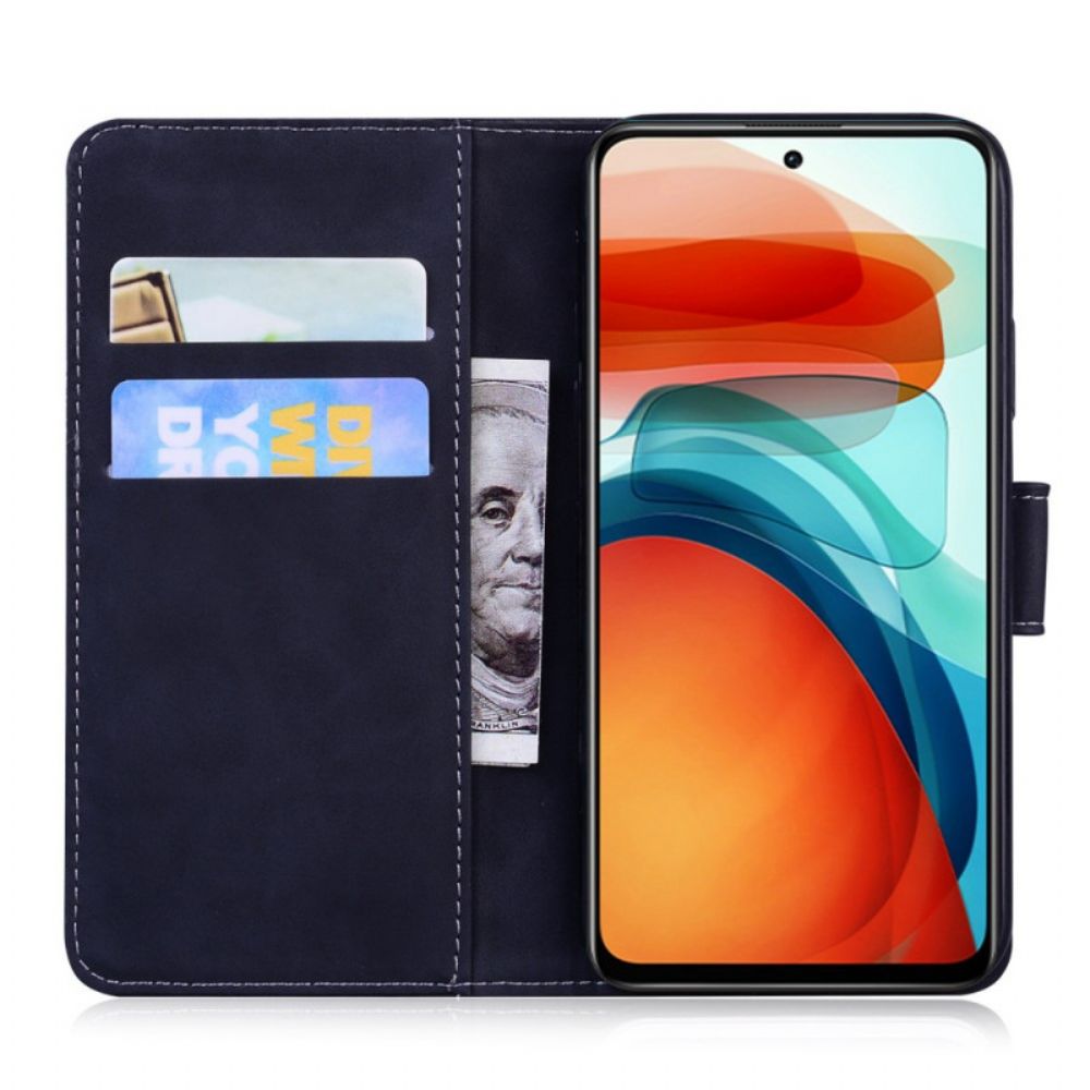 Leren Hoesje voor Samsung Galaxy M33 5G Vlinder