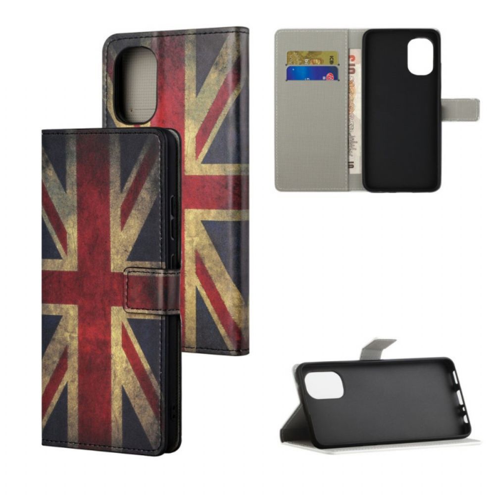 Flip Case voor Moto G31 / Moto G41 Engeland Vlag