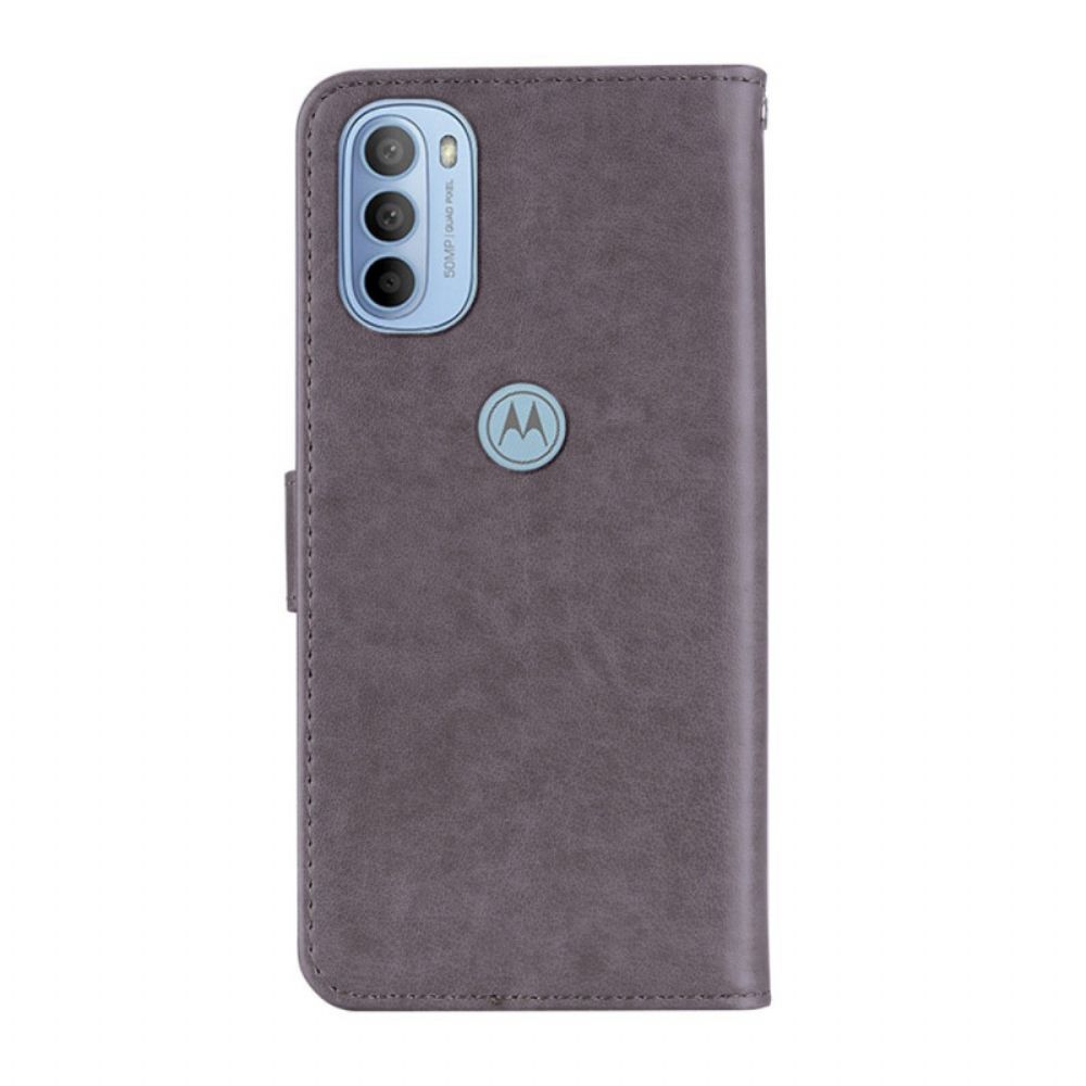 Flip Case voor Moto G31 / Moto G41 Uil Mandala