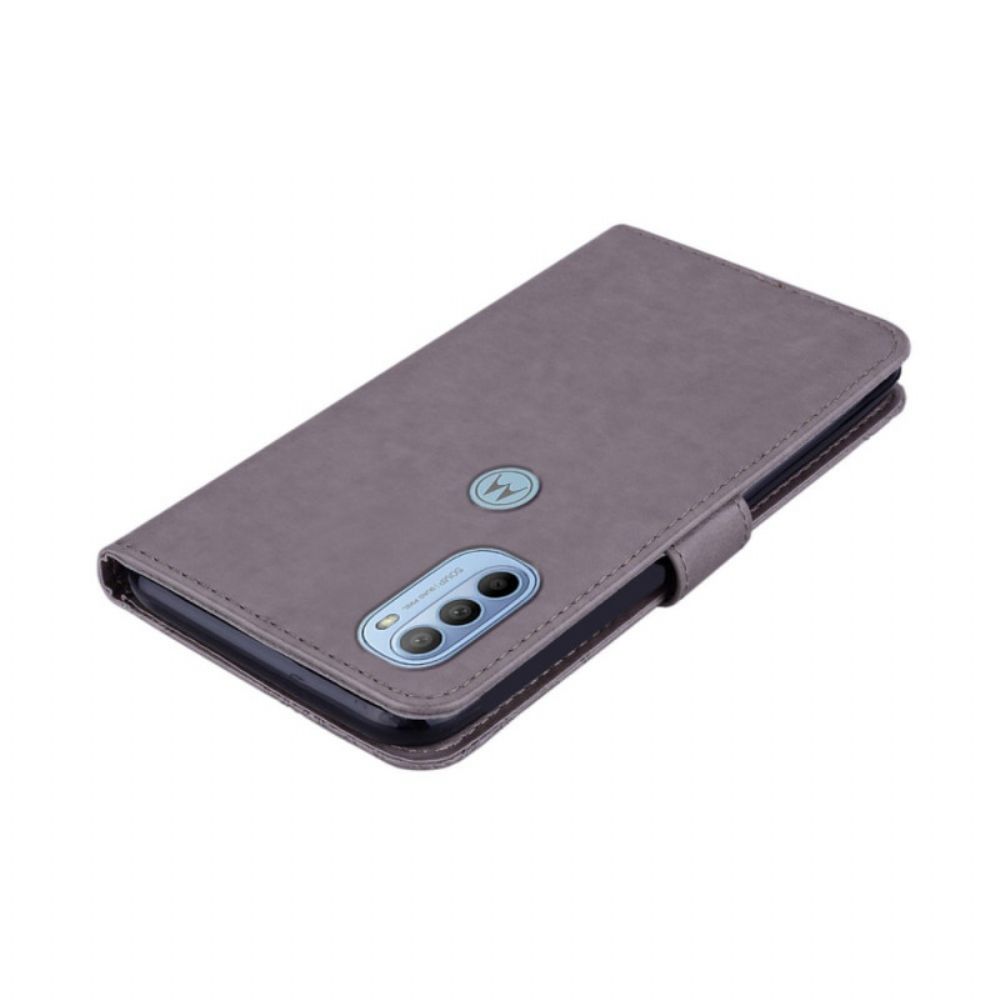 Flip Case voor Moto G31 / Moto G41 Uil Mandala