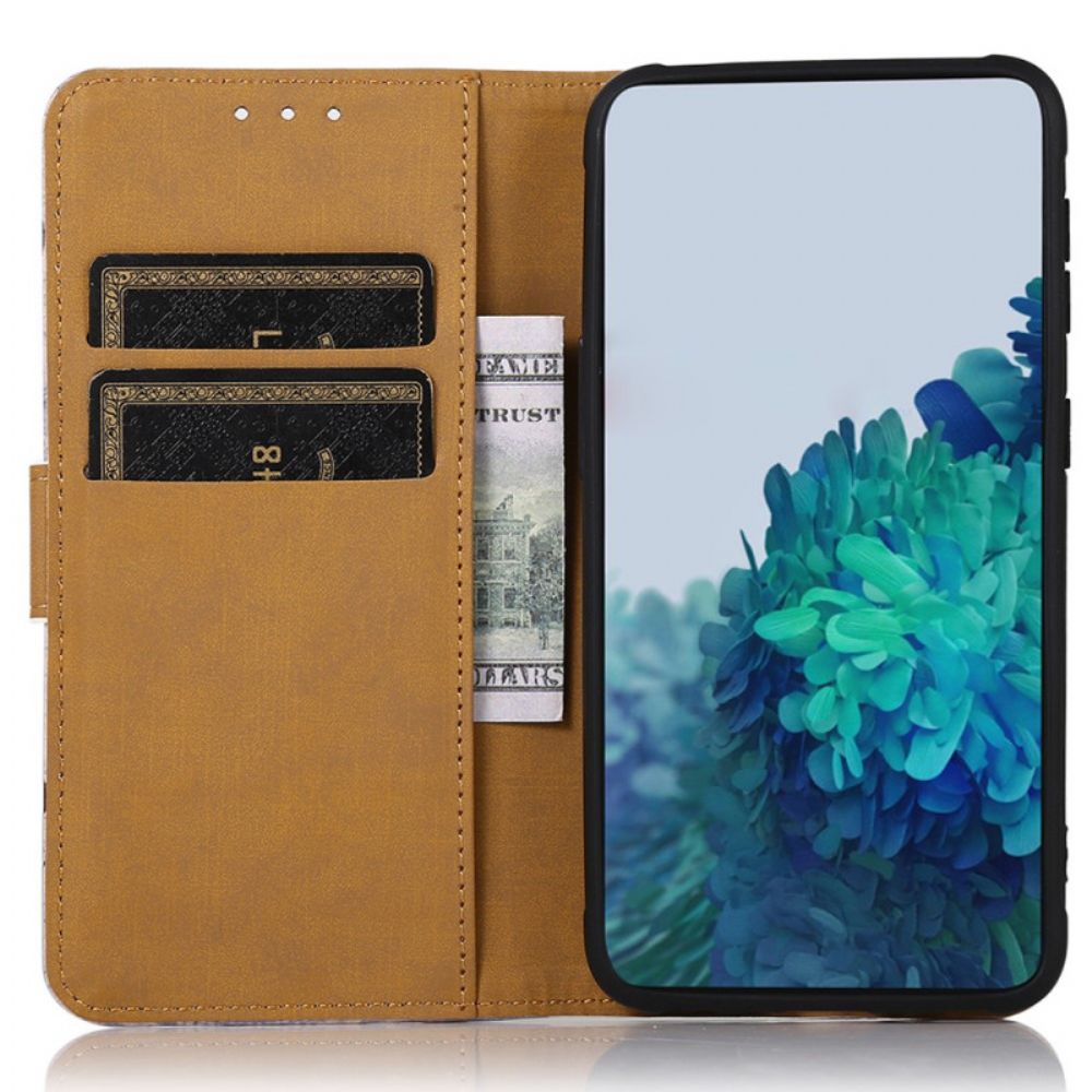 Folio-hoesje voor Moto G31 / Moto G41 Bloeiende Boom