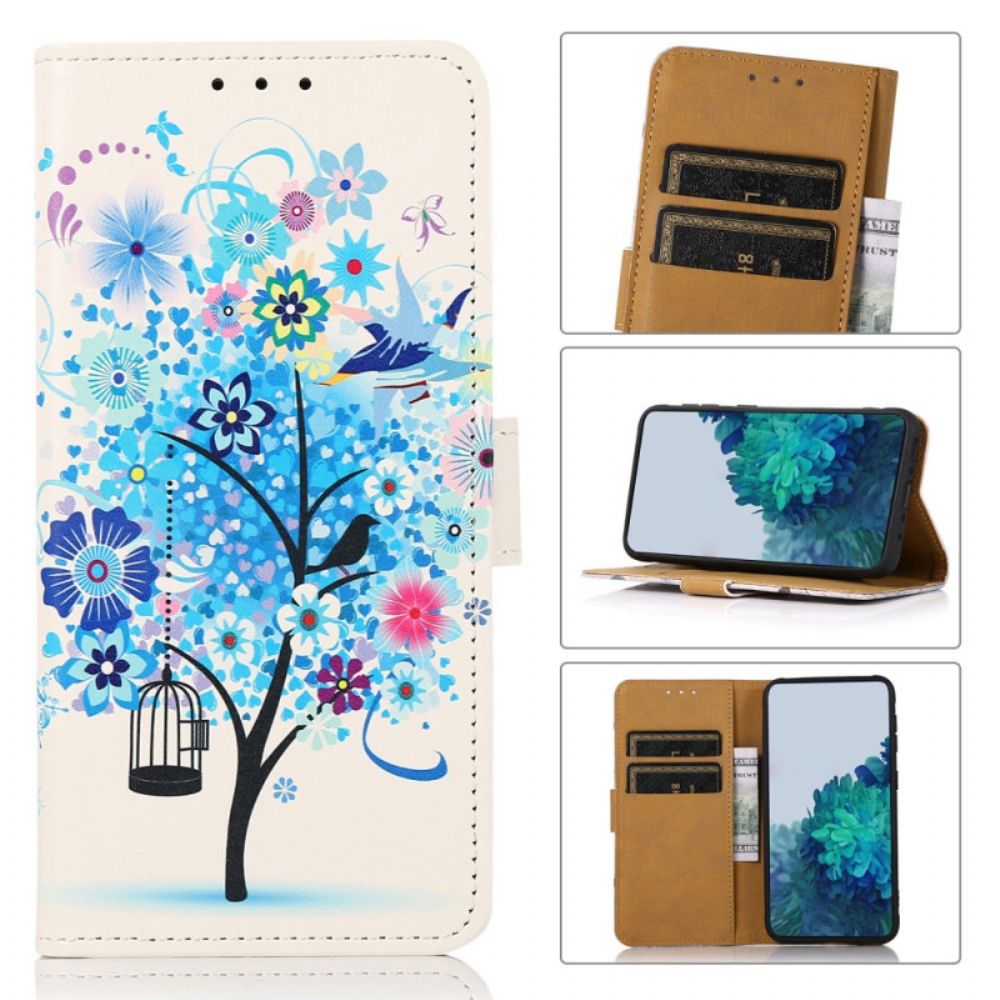 Folio-hoesje voor Moto G31 / Moto G41 Bloeiende Boom