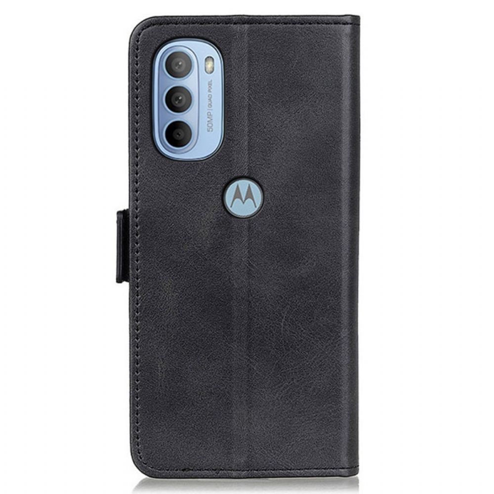 Folio-hoesje voor Moto G31 / Moto G41 Flip Case Dubbele Klep