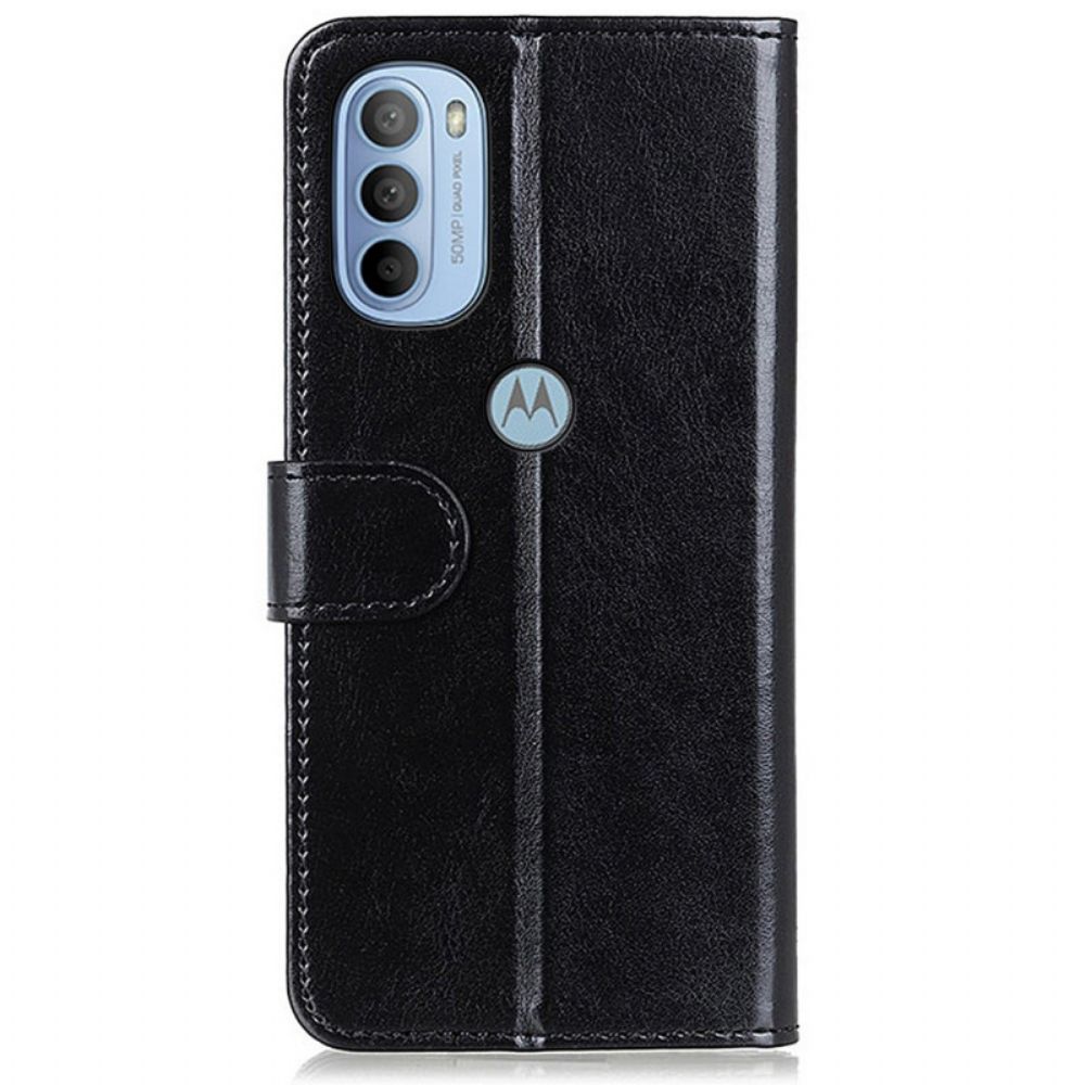 Folio-hoesje voor Moto G31 / Moto G41 Ijzige Finesse