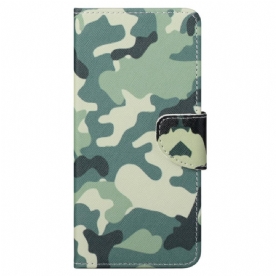 Folio-hoesje voor Moto G31 / Moto G41 Militaire Camouflage