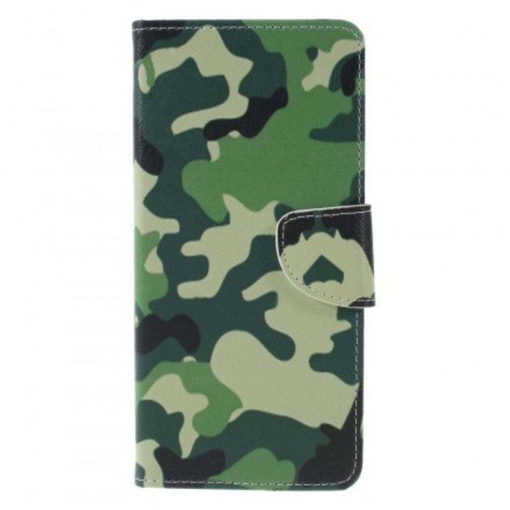 Folio-hoesje voor Samsung Galaxy J6 Plus Militaire Camouflage