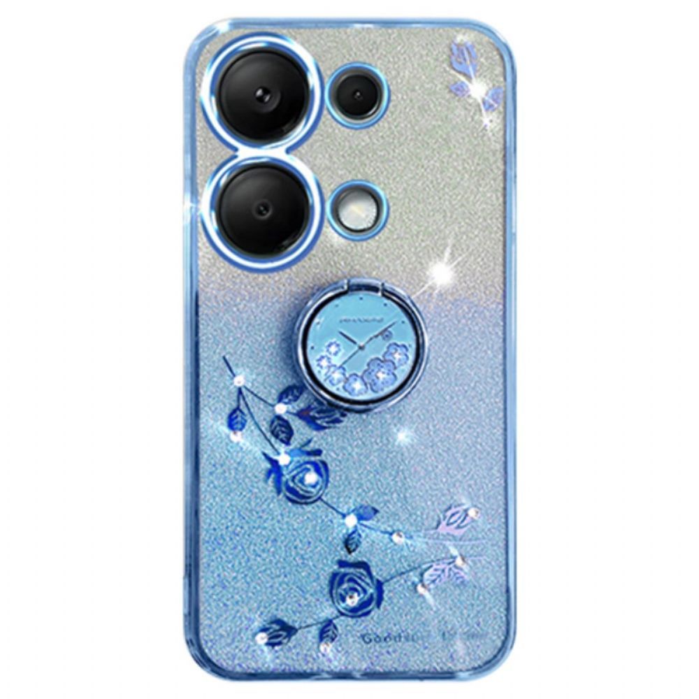 Cover Hoesje Xiaomi Redmi Note 13 5g Telefoonhoesje Kadem Glitter- En Strasssteun