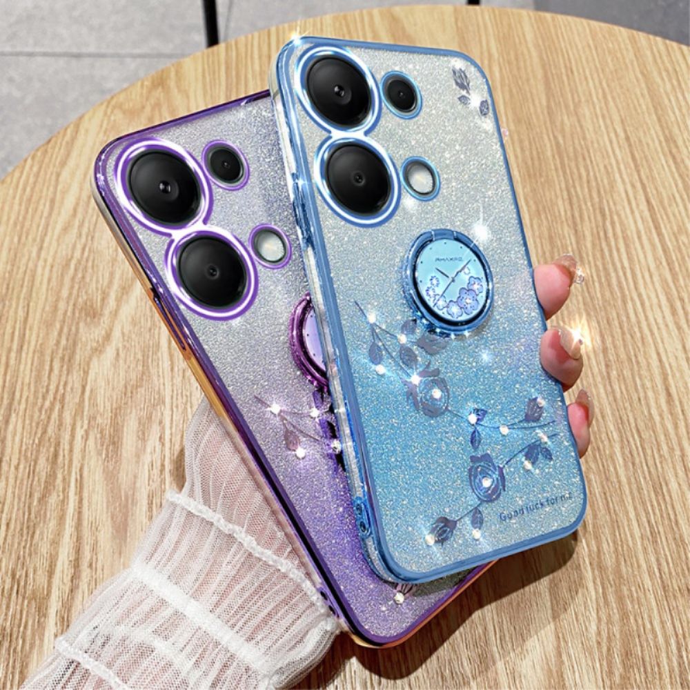 Cover Hoesje Xiaomi Redmi Note 13 5g Telefoonhoesje Kadem Glitter- En Strasssteun