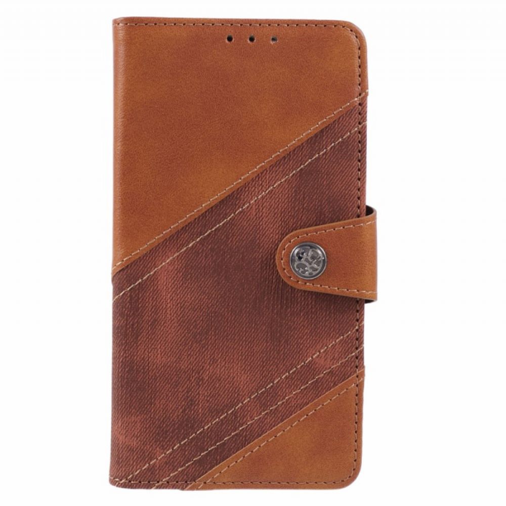 Flip Case Leren Xiaomi Redmi Note 13 5g Bi-textuur