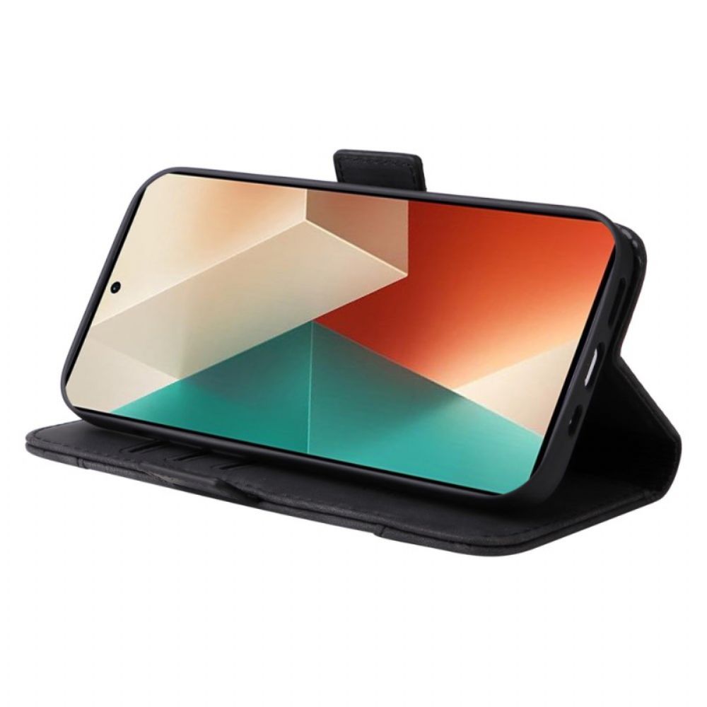 Flip Case Leren Xiaomi Redmi Note 13 5g Leerstijl Betopnice