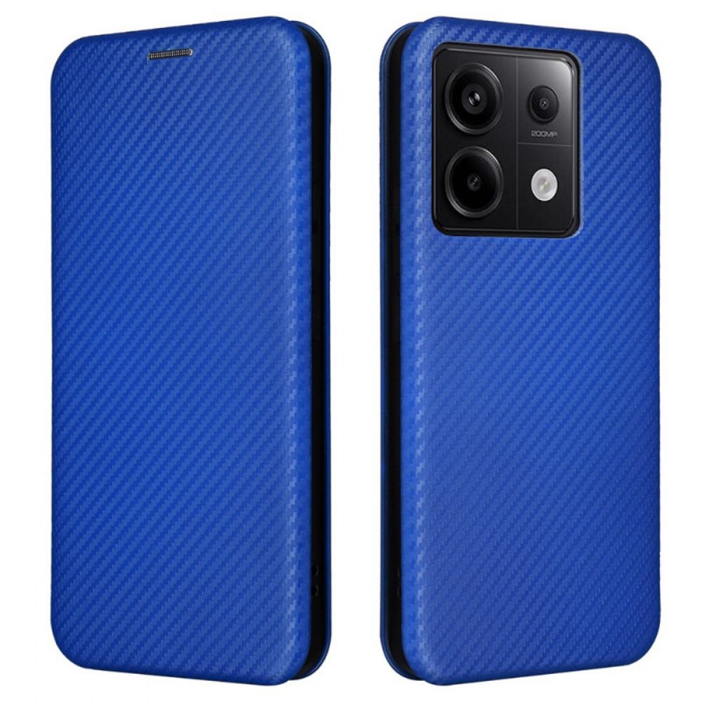 Folio-hoesje Voor Xiaomi Redmi Note 13 5g Koolstofvezel