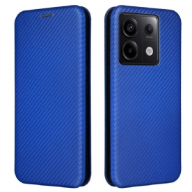 Folio-hoesje Voor Xiaomi Redmi Note 13 5g Koolstofvezel