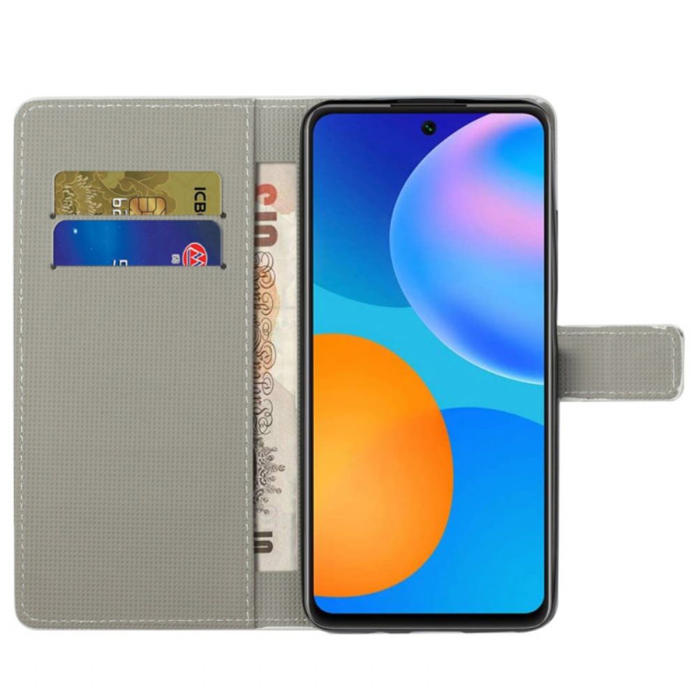 Folio-hoesje Xiaomi Redmi Note 13 5g Blauwe Vlinder