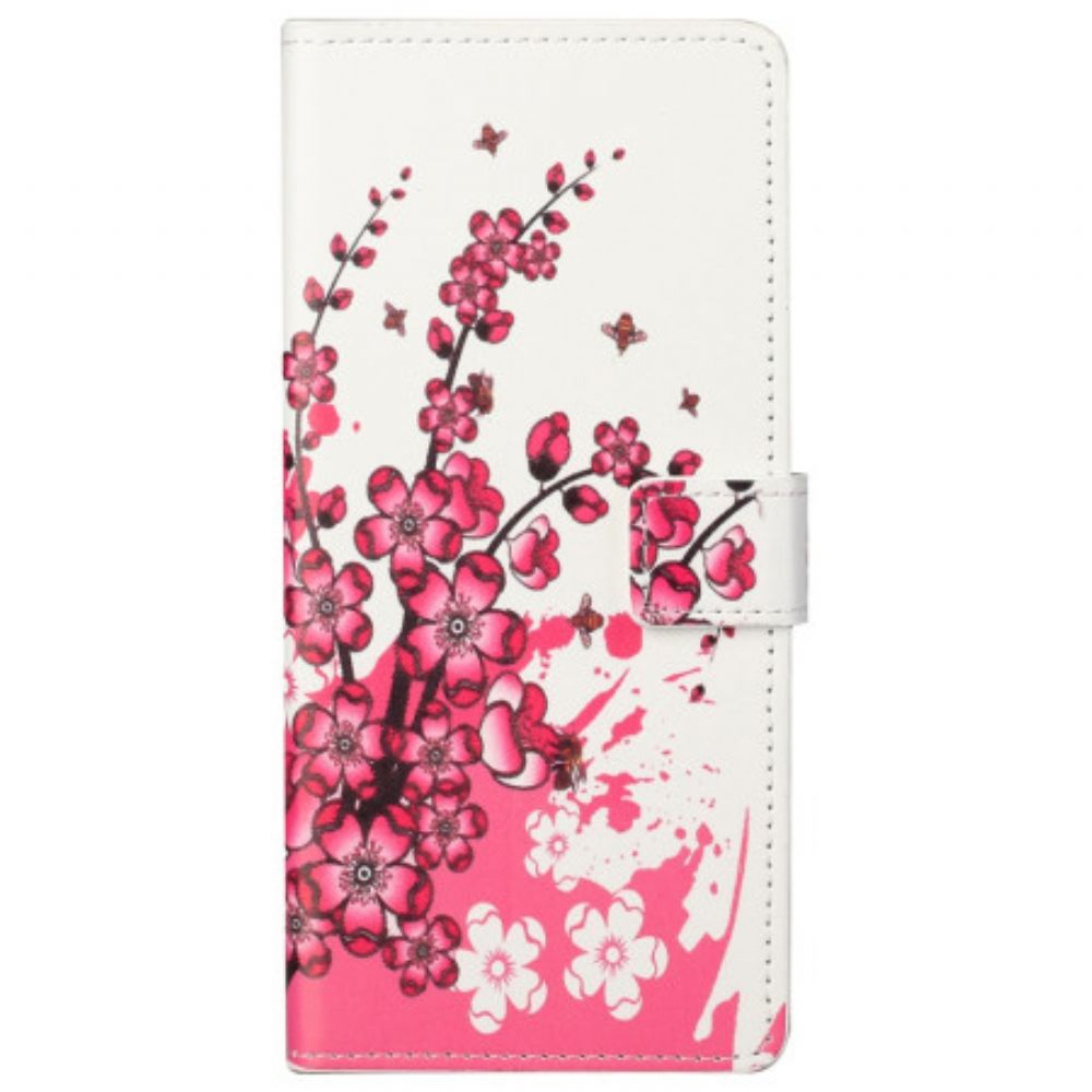 Folio-hoesje Xiaomi Redmi Note 13 5g Pruimenbloesems