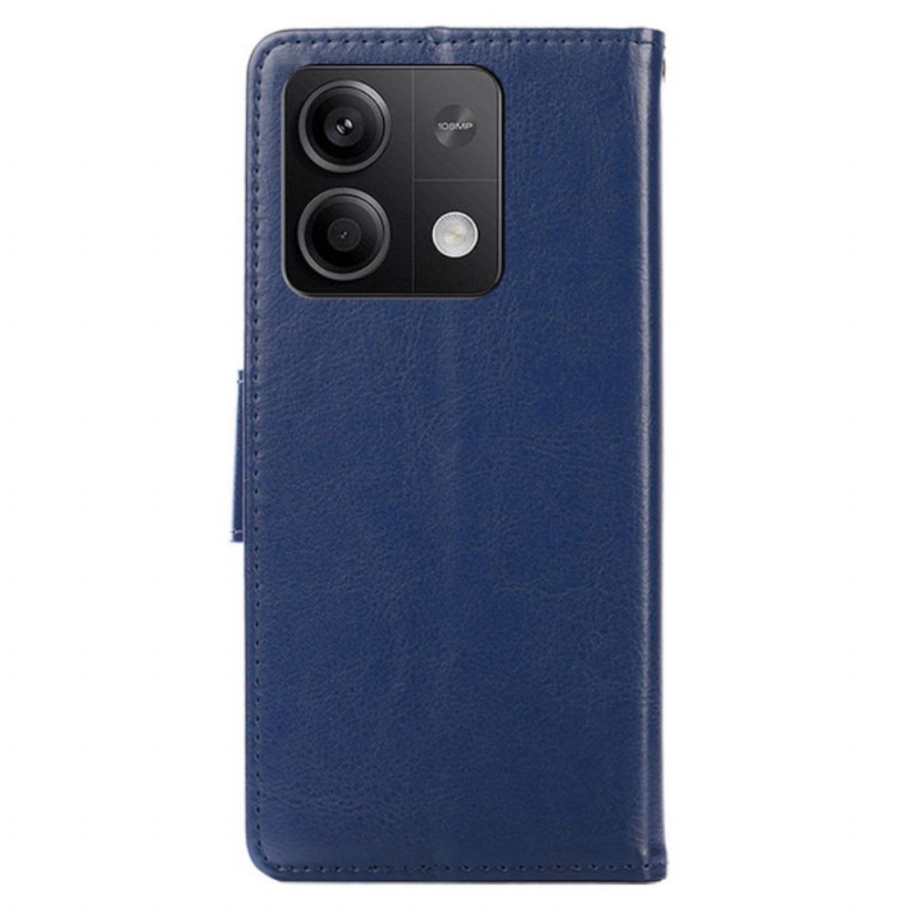 Folio-hoesje Xiaomi Redmi Note 13 5g Telefoonhoesje Vintage