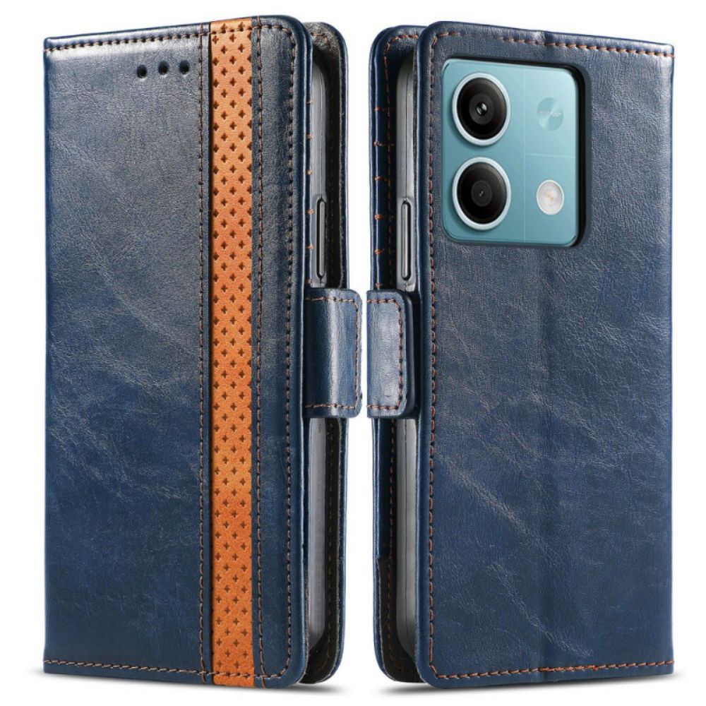 Folio-hoesje Xiaomi Redmi Note 13 5g Telefoonhoesje Vintage Met Rfid-blokkering Caseneo