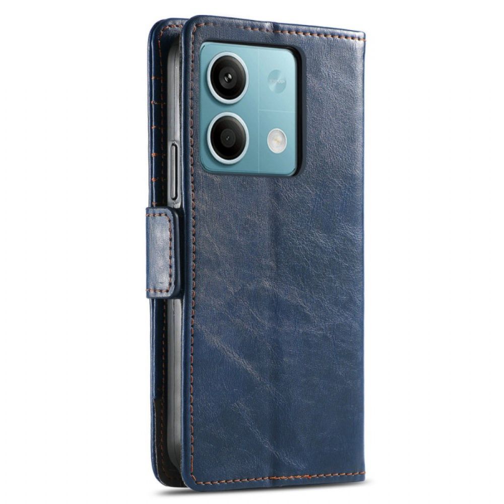 Folio-hoesje Xiaomi Redmi Note 13 5g Telefoonhoesje Vintage Met Rfid-blokkering Caseneo