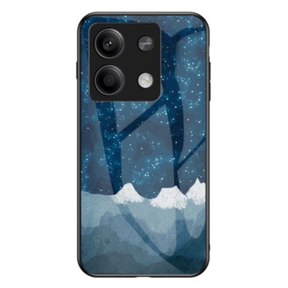 Hoesje Voor Xiaomi Redmi Note 13 5g Gehard Glas Verspreide Sterren