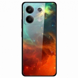 Hoesje Xiaomi Redmi Note 13 5g Gekleurd Hemels Gehard Glas Bescherming Hoesje