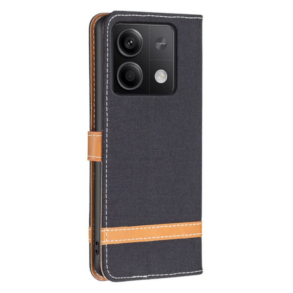 Leren Hoesje Xiaomi Redmi Note 13 5g Bandstof