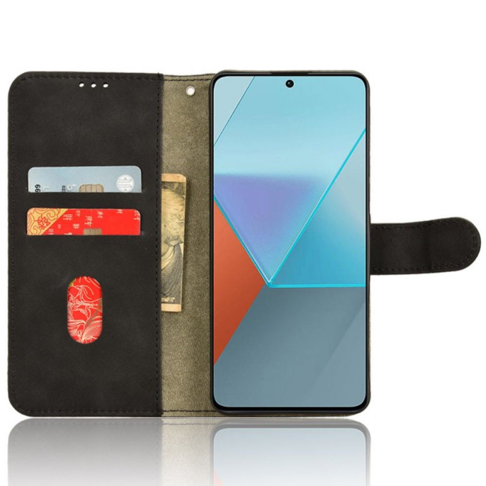 Leren Hoesje Xiaomi Redmi Note 13 5g Suède-effect