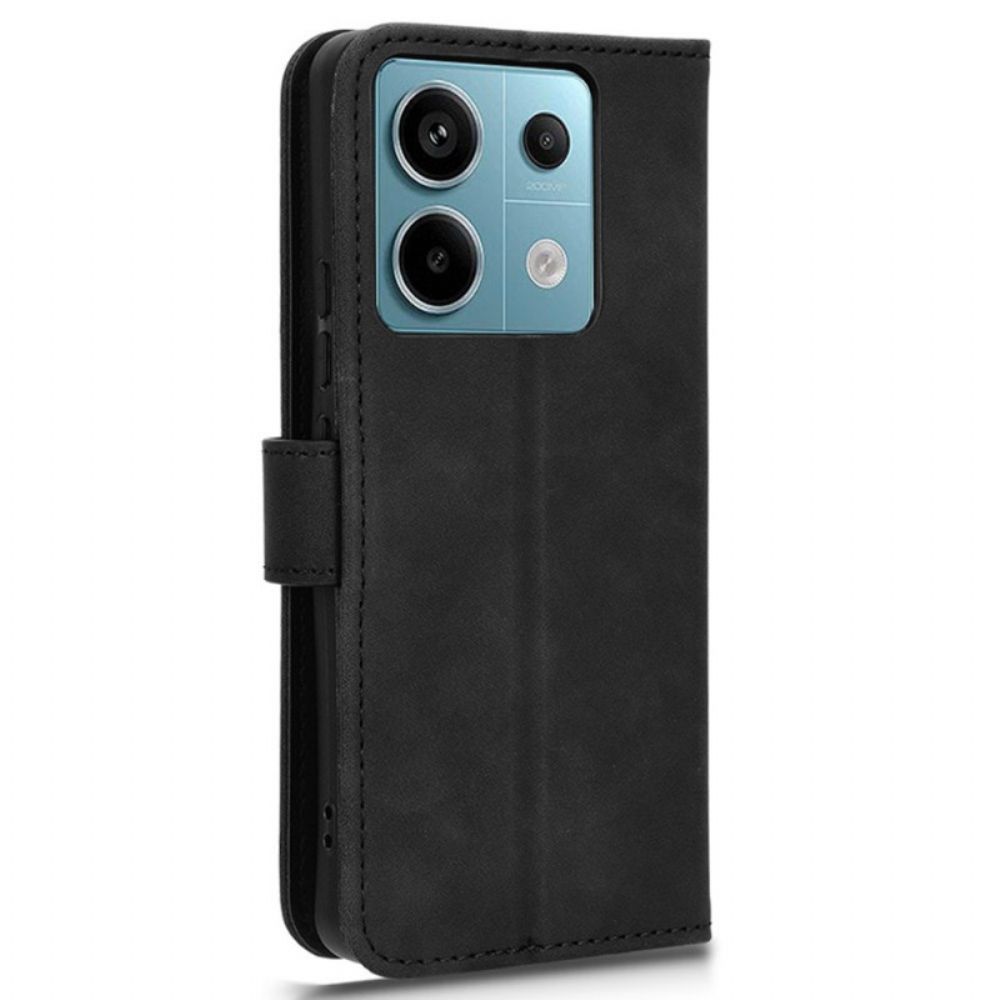 Leren Hoesje Xiaomi Redmi Note 13 5g Suède-effect