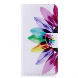 Folio-hoesje voor iPhone XS Max Bloemen Aquarel