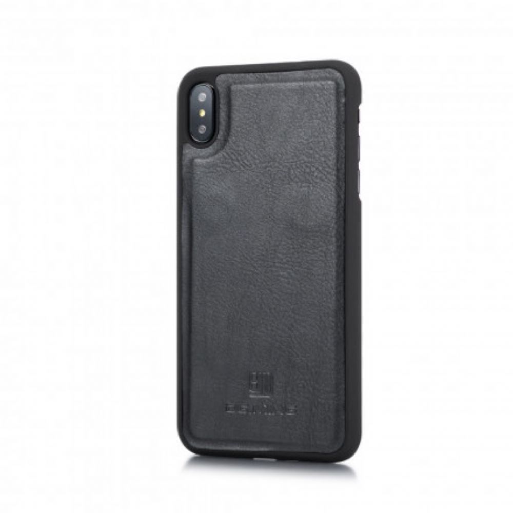 Hoesje Flip Case voor iPhone XS Max Dg. Ming Afneembaar