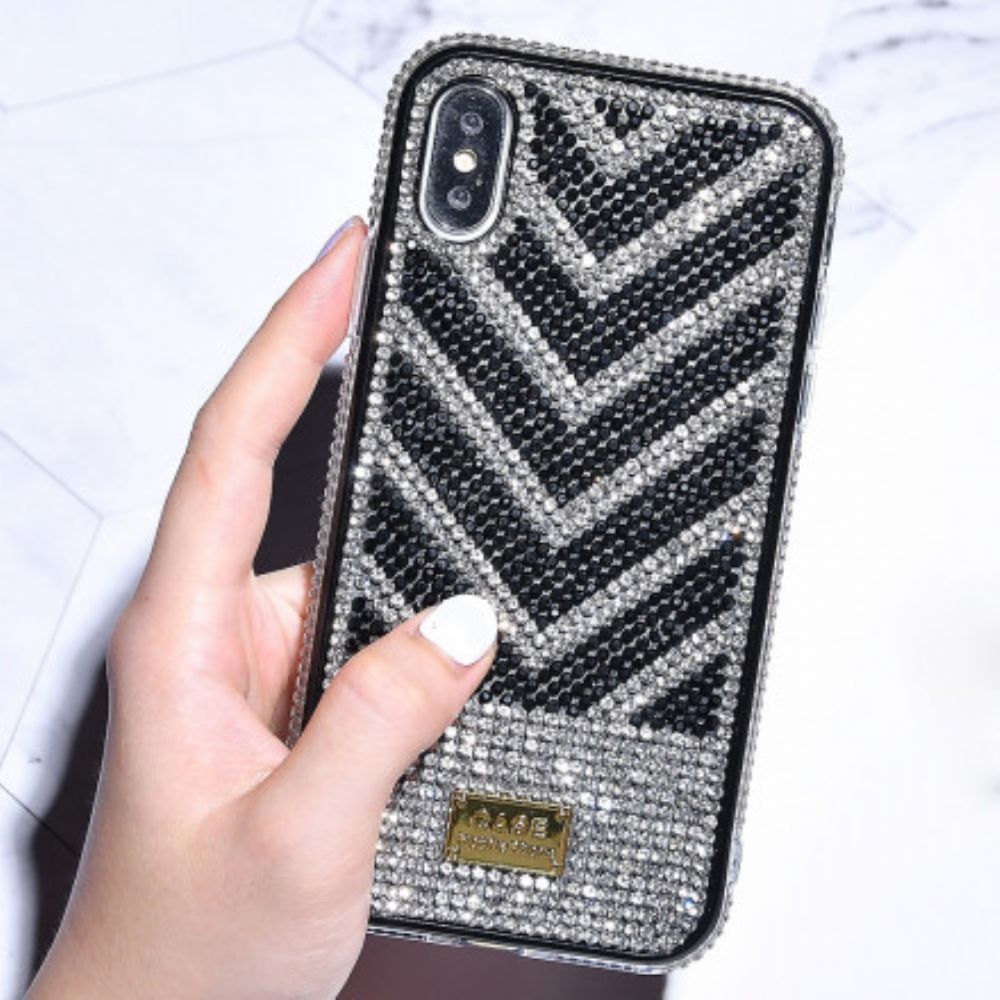 Hoesje voor iPhone XS Max Diamanten