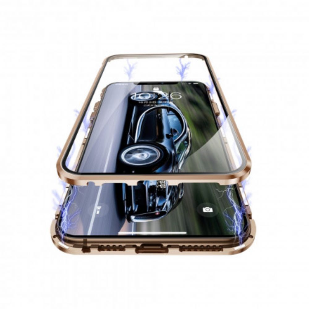 Hoesje voor iPhone XS Max Gehard Glas Voor En Achter