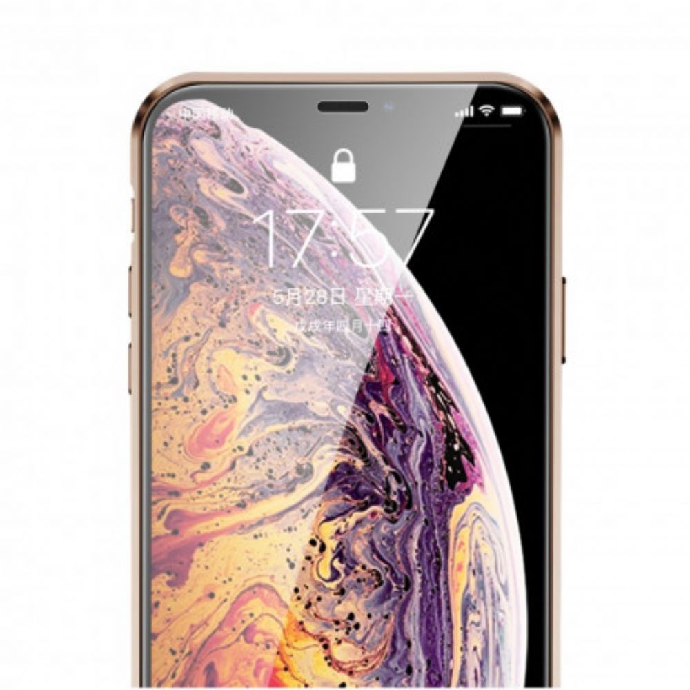 Hoesje voor iPhone XS Max Gehard Glas Voor En Achter