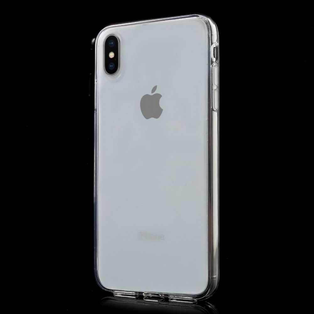 Hoesje voor iPhone XS Max Gekleurde Transparante Siliconen