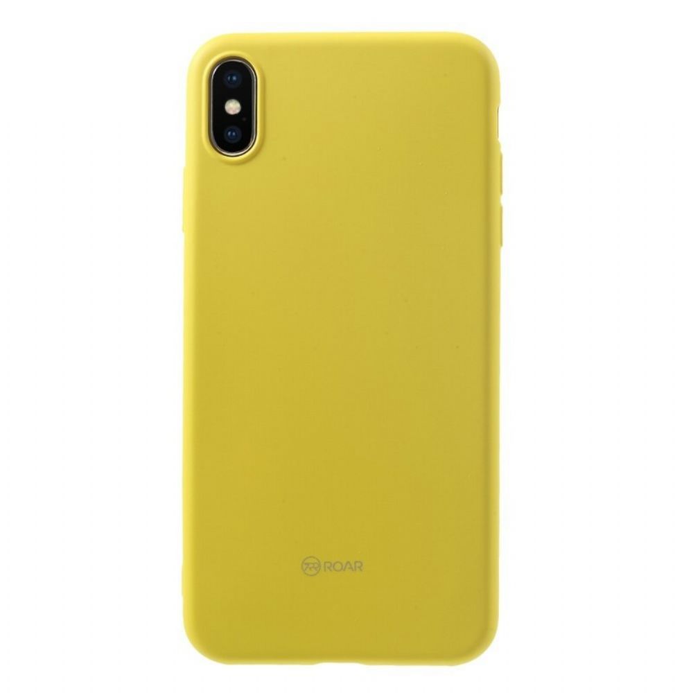 Hoesje voor iPhone XS Max Roar Korea La-la Glaze Serie