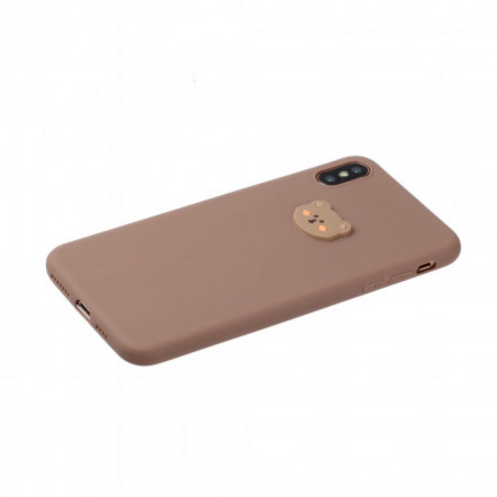 Telefoonhoesje voor iPhone XS Max Silicone Logo Dierenpret