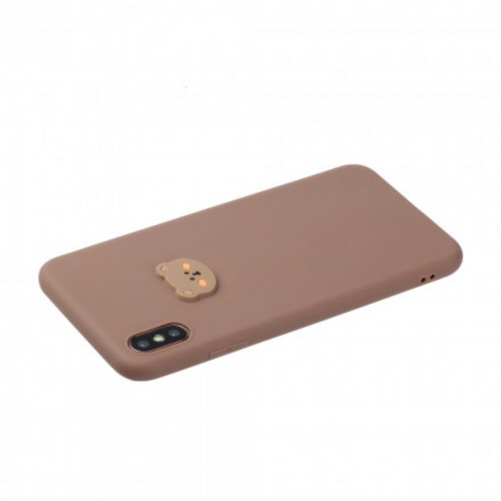 Telefoonhoesje voor iPhone XS Max Silicone Logo Dierenpret