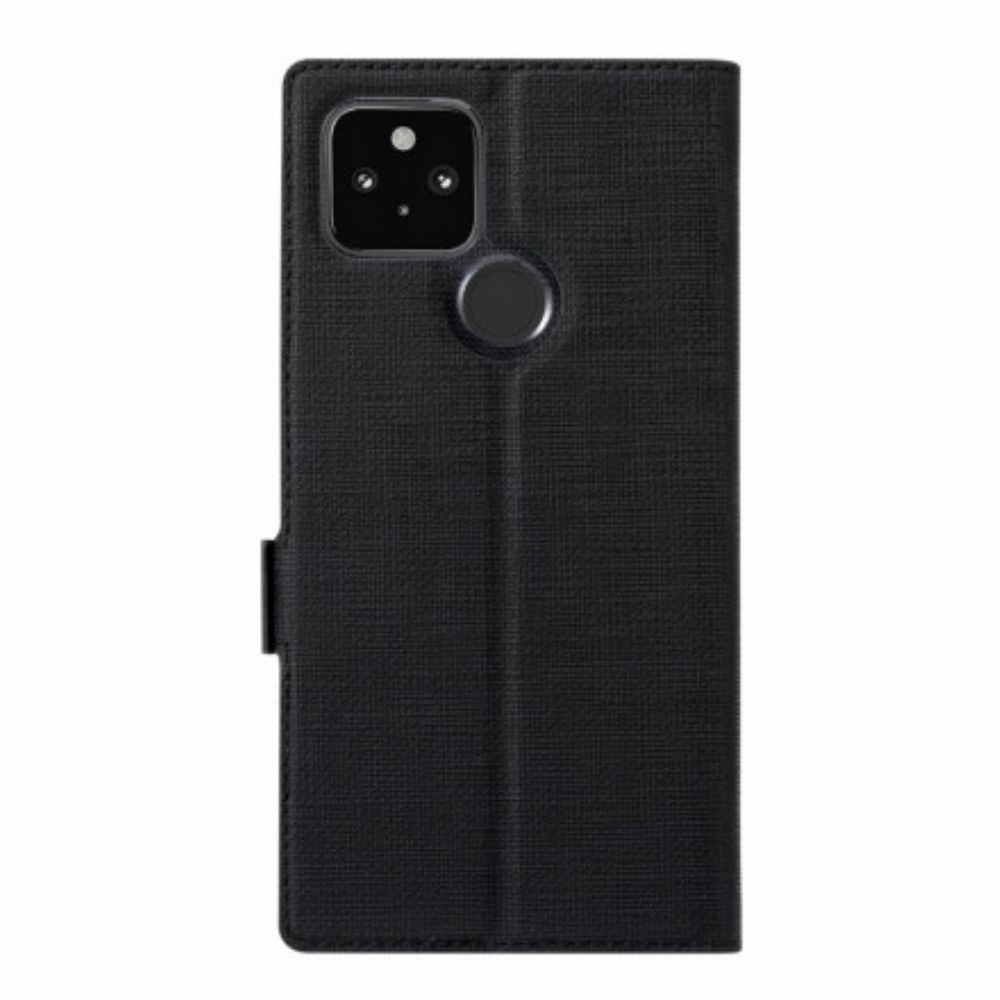 Bescherming Hoesje voor Google Pixel 5 Folio-hoesje Vili Dmx Getextureerd