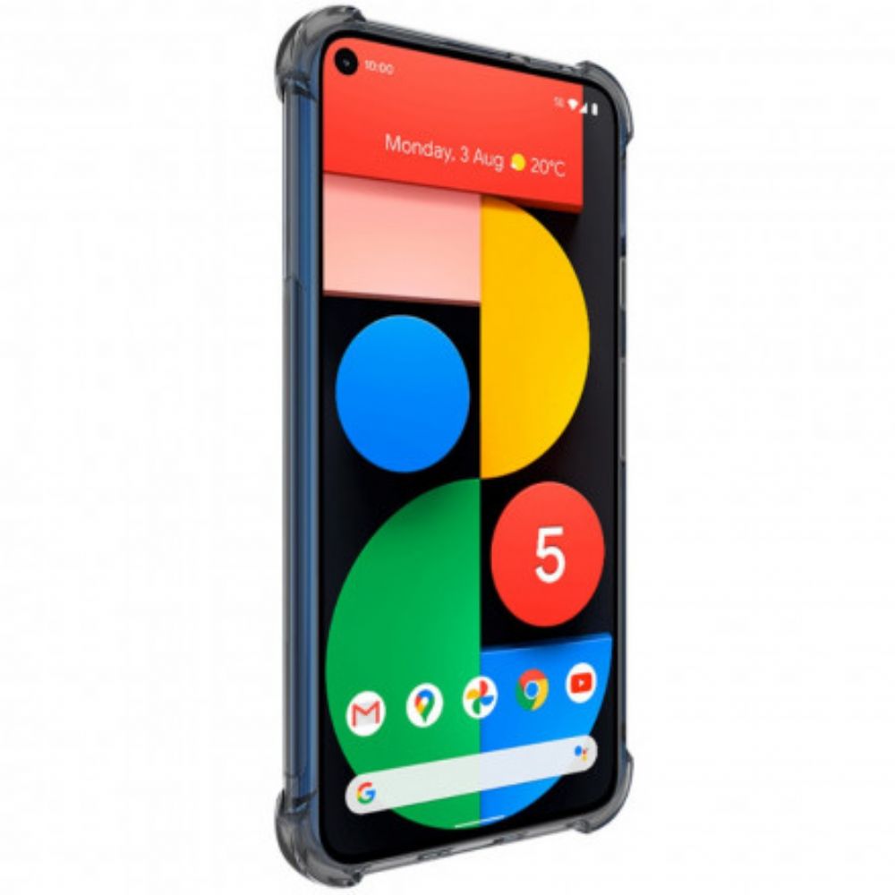 Hoesje voor Google Pixel 5 Transparant Zijdeachtig Imak