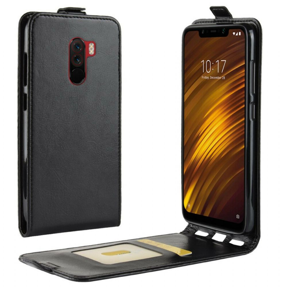 Folio-hoesje voor Pocophone F1 Flip Case Opvouwbaar Leereffect