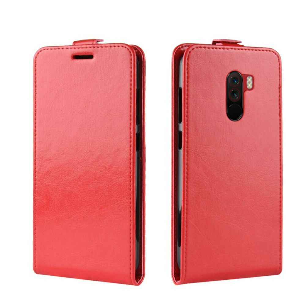 Folio-hoesje voor Pocophone F1 Flip Case Opvouwbaar Leereffect